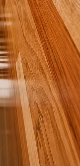Close-up of ironbark timber grain